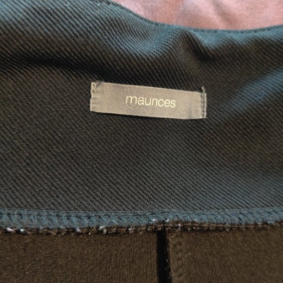 Maurice's Black Elastic Waste Slacks. Size 20W - Picture 4 of 5